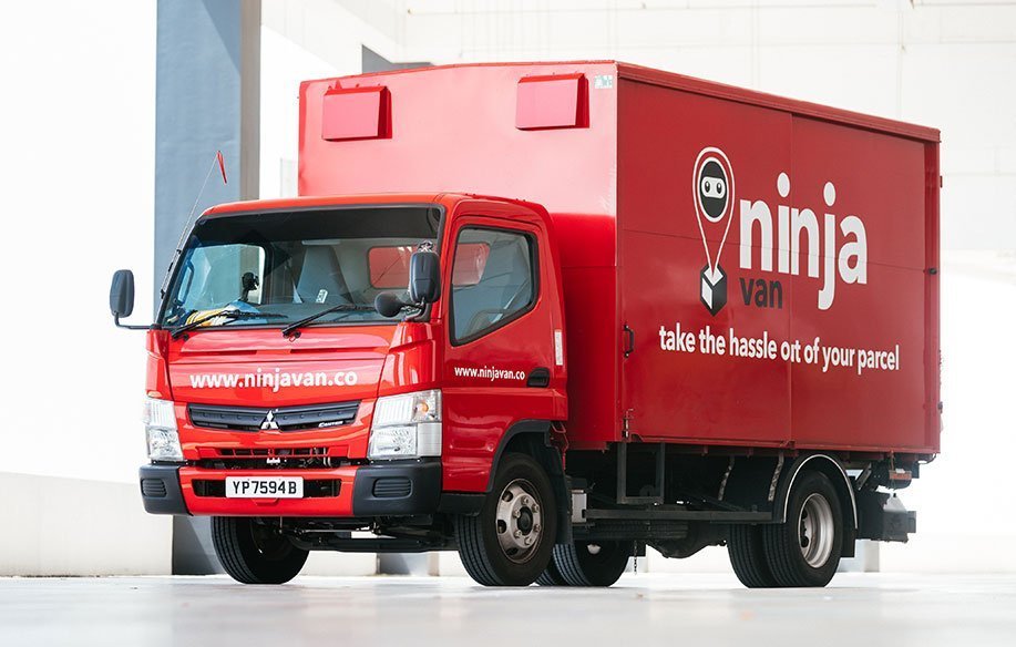 Ninja van truck parked at a parking lot